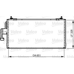 Kondenzátor klimatizácie VALEO 814260