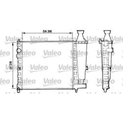 Chladič motora VALEO 816555