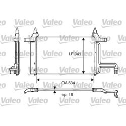 Kondenzátor klimatizácie VALEO 817669