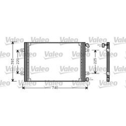 Kondenzátor klimatizácie VALEO 818029