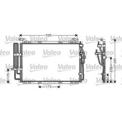 Kondenzátor klimatizácie VALEO 818075