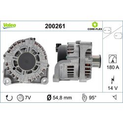Alternátor VALEO 200261
