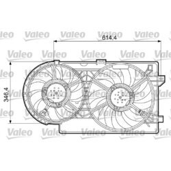 Ventilátor chladenia motora VALEO 698409