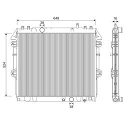 Chladič motora VALEO 701345