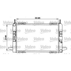 Chladič motora VALEO 730145