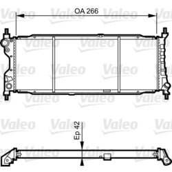 Chladič motora VALEO 731179