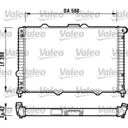 Chladič motora VALEO 732722