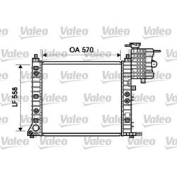 Chladič motora VALEO 734806