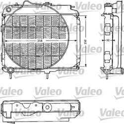 Chladič motora VALEO 810839