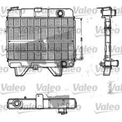 Chladič motora VALEO 810881