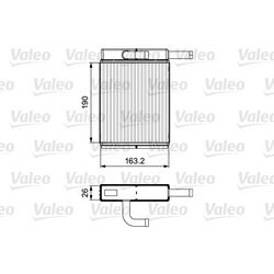 Výmenník tepla vnútorného kúrenia VALEO 811558