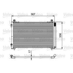 Kondenzátor klimatizácie VALEO 814097