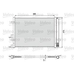 Kondenzátor klimatizácie VALEO 814395