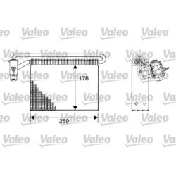 Výparník klimatizácie VALEO 817511