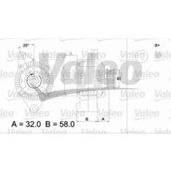 Alternátor VALEO 436514 - obr. 1