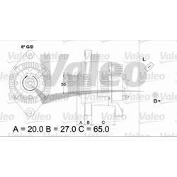 Alternátor VALEO 437183 - obr. 4