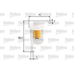 Palivový filter VALEO 587045