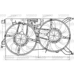 Ventilátor chladenia motora VALEO 696020