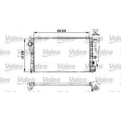 Chladič motora VALEO 730577