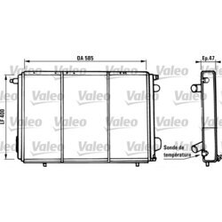 Chladič motora VALEO 730973