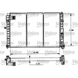 Chladič motora VALEO 731185