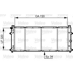 Chladič motora VALEO 731411