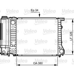 Chladič motora VALEO 731509
