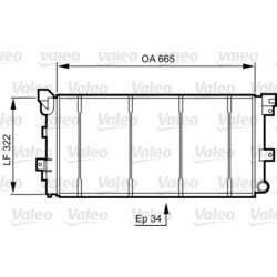 Chladič motora VALEO 731531