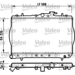 Chladič motora VALEO 732488