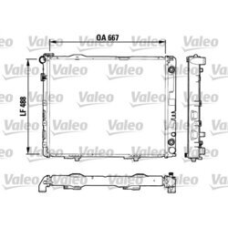 Chladič motora VALEO 732605