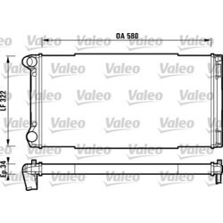 Chladič motora VALEO 732913