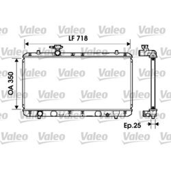 Chladič motora VALEO 734164
