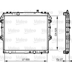 Chladič motora VALEO 735442