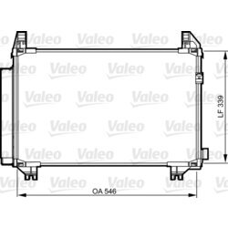 Kondenzátor klimatizácie VALEO 814224
