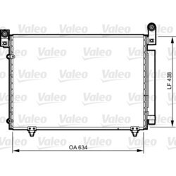 Kondenzátor klimatizácie VALEO 814266