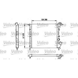 Chladič motora VALEO 816655