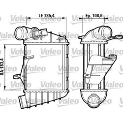 Chladič plniaceho vzduchu VALEO 817501