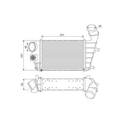 Chladič plniaceho vzduchu VALEO 817862