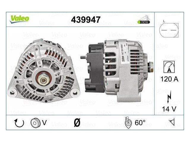 Alternátor VALEO 439947 | COMCO Obchod