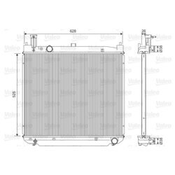 Chladič motora VALEO 701591