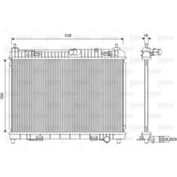 Chladič motora VALEO 701603