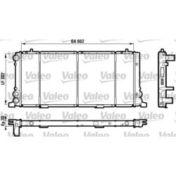 Chladič motora VALEO 730349