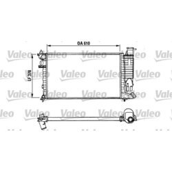 Chladič motora VALEO 731010