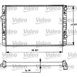 Chladič motora VALEO 731127