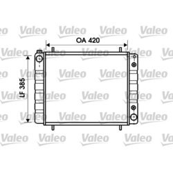 Chladič motora VALEO 731406