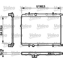 Chladič motora VALEO 732890