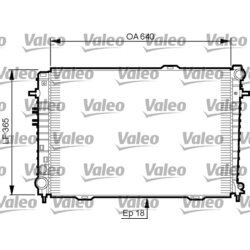 Chladič motora VALEO 735500