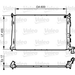 Chladič motora VALEO 735564