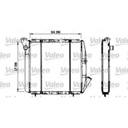 Chladič motora VALEO 810851