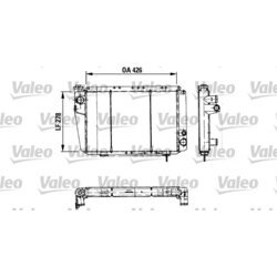 Chladič motora VALEO 810933